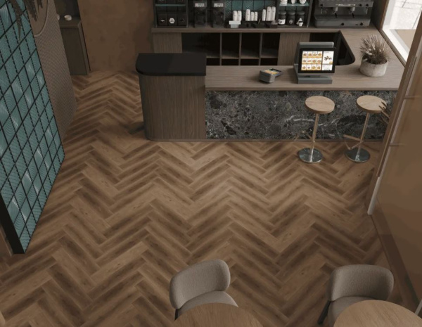 Кварцвиниловая плитка Alpine Floor Титан Паркет Икарус ЕСО 29-5